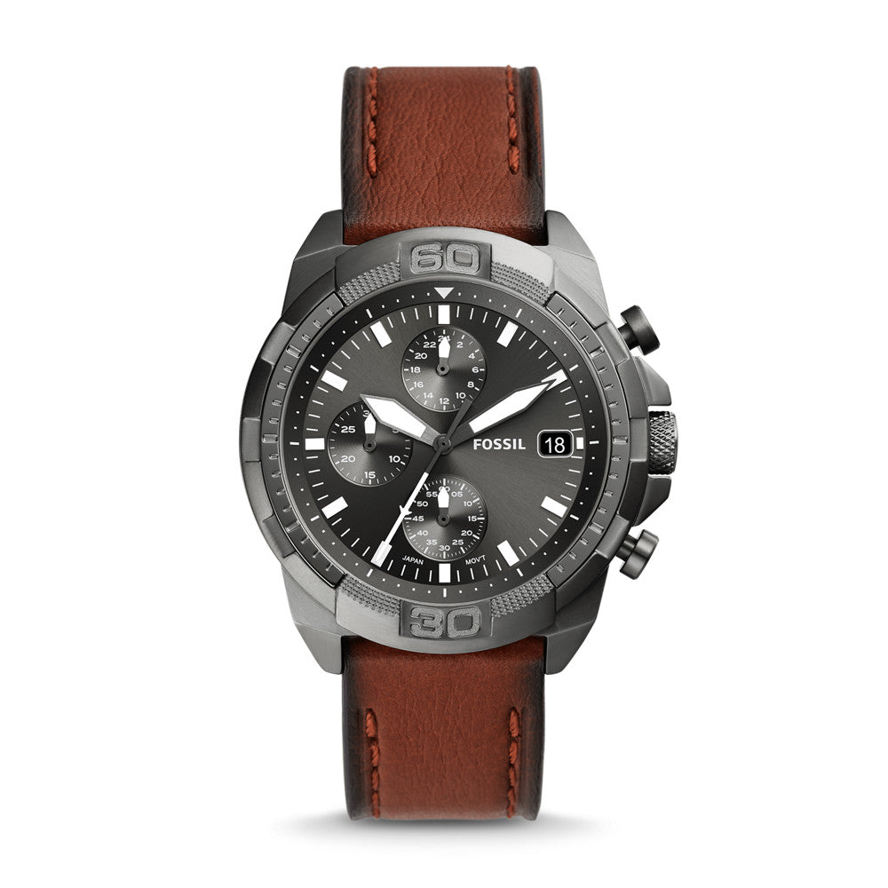 Bronson Chronograph Brown Eco Leather Watch FS5855