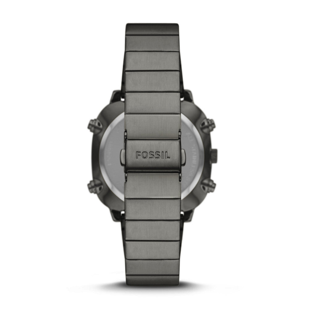 Retro Analog-Digital Smoke Stainless Steel Watch FS5892 – Fossil