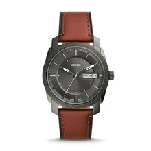 Load image into Gallery viewer, Machine Three-Hand Date Brown Eco Leather Watch FS5900
