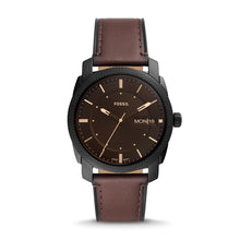 Load image into Gallery viewer, Machine Three-Hand Date Brown Eco Leather Watch FS5901
