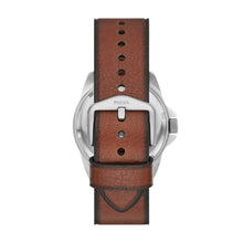 Load image into Gallery viewer, Bronson Three-Hand Date Medium Brown Eco Leather Watch FS5919

