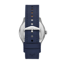 Load image into Gallery viewer, Dayliner Three-Hand Navy Leather Watch FS5924
