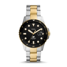 Load image into Gallery viewer, Fossil Blue Three-Hand Date Two-Tone Stainless Steel Watch FS5951
