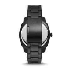Load image into Gallery viewer, Machine Three-Hand Date Black Stainless Steel Watch FS5971
