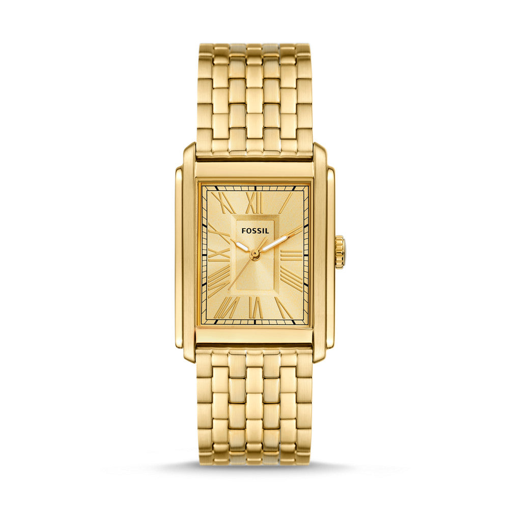 Carraway Three-Hand Gold-Tone Stainless Steel Watch