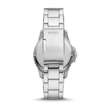 Load image into Gallery viewer, Fossil Blue Dive Three-Hand Date Stainless Steel Watch FS6033
