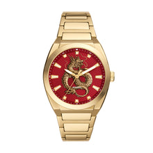 Load image into Gallery viewer, Everett Gold Tone Analogue Watch FS6037
