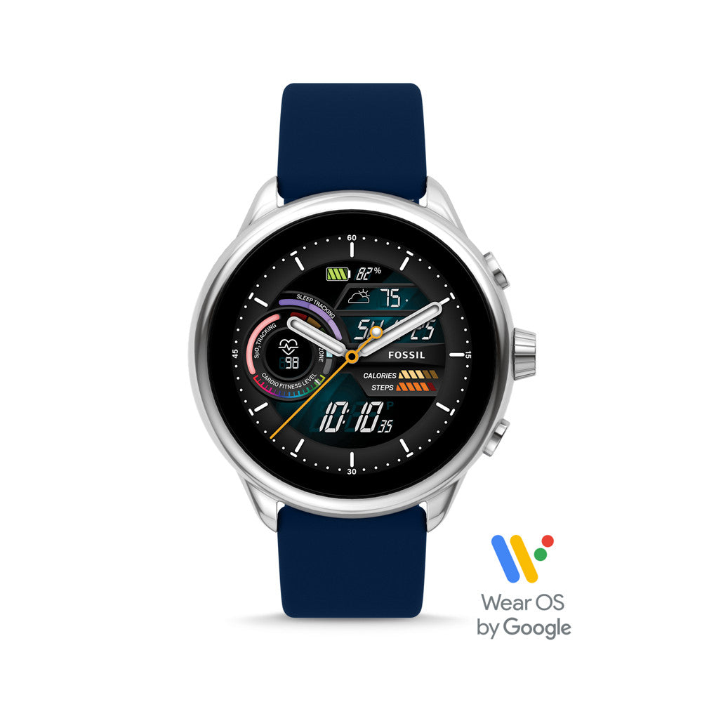 Gen 6 Wellness Edition Smartwatch Navy Silicone FTW4070