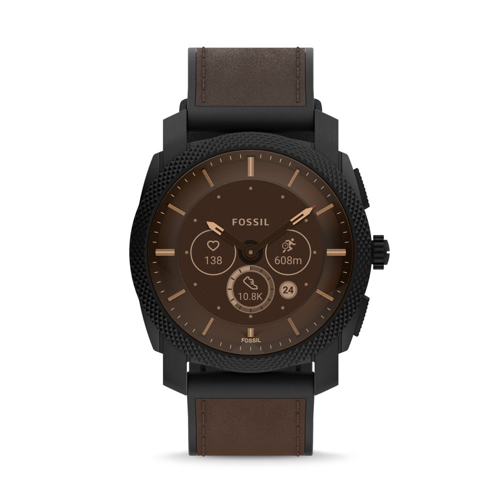 Machine Gen 6 Hybrid Smartwatch Dark Brown Leather FTW7068