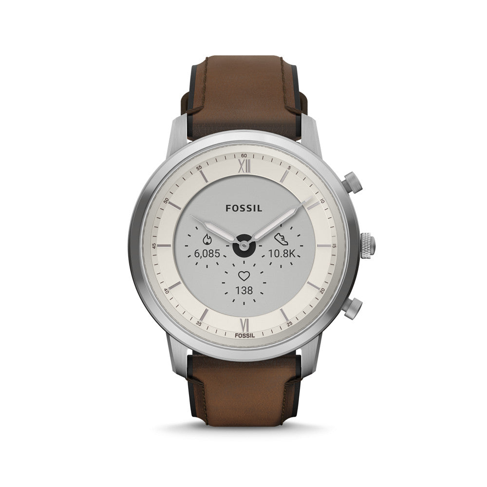 Neutra Gen 6 Hybrid Smartwatch Medium Brown Leather FTW7073