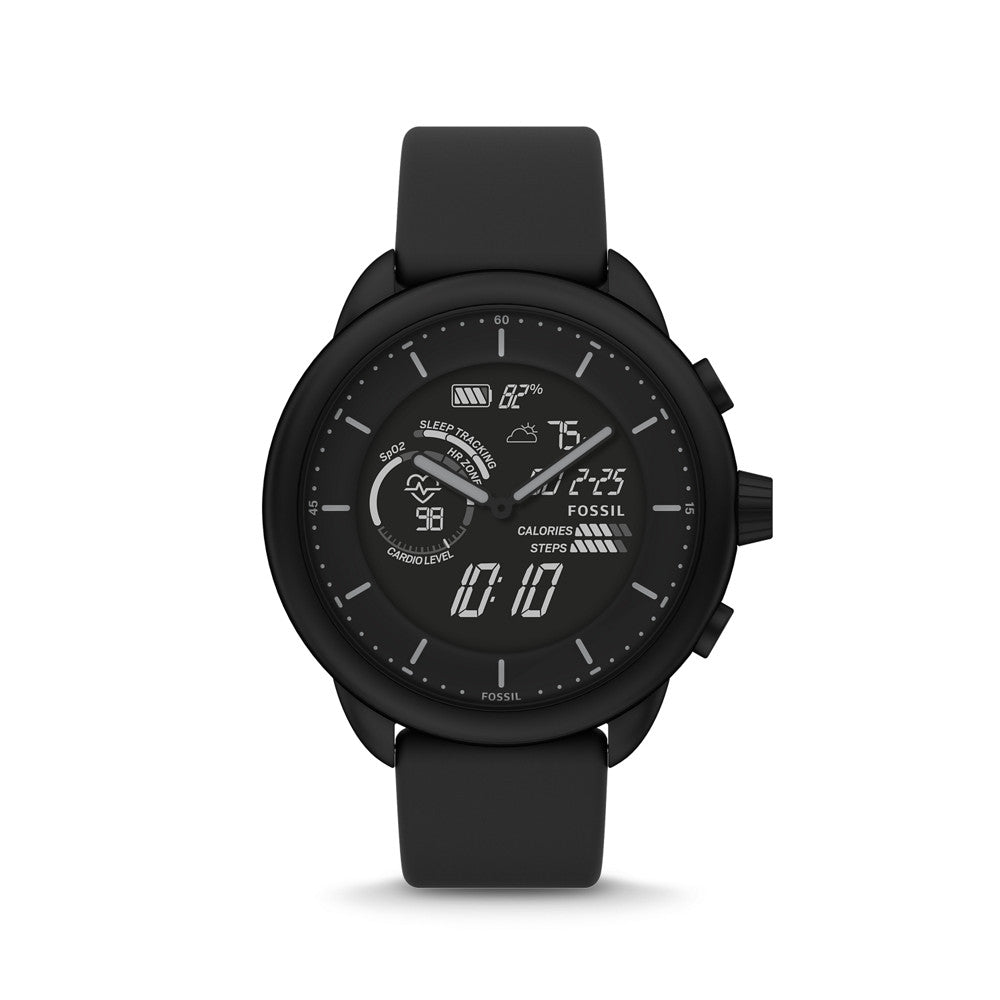 Gen 6 Wellness Edition Hybrid Smartwatch Black Silicone FTW7080