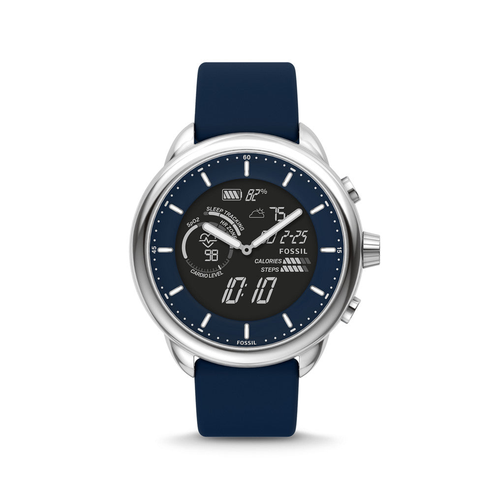 Gen 6 Wellness Edition Hybrid Smartwatch Navy Silicone FTW7082