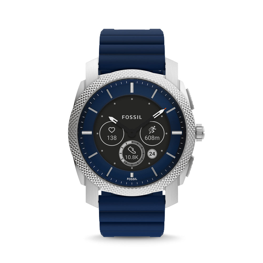 Machine Gen 6 Hybrid Smartwatch Navy Silicone FTW7085 – Fossil