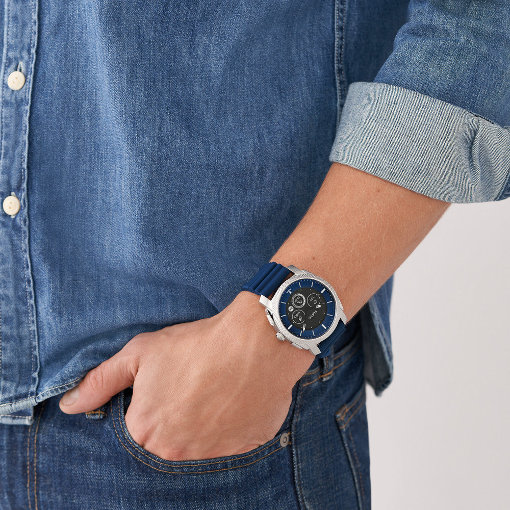 Machine Gen Hybrid Smartwatch Navy Silicone FTW7085 – Fossil Hong Kong  Official Site for Watches, Handbags  Smartwatches