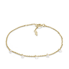Load image into Gallery viewer, Sadie Shine Bright 14K Gold Plated Brass and Stainless Steel Dangle Bracelet JA7135710
