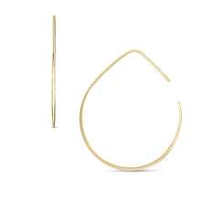 Load image into Gallery viewer, All Stacked Up Gold-Tone Brass Whisper Hoop Earrings JA7170710
