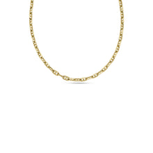Load image into Gallery viewer, Heritage D-Link Gold-Tone Brass Anchor Chain Necklace JA7209710
