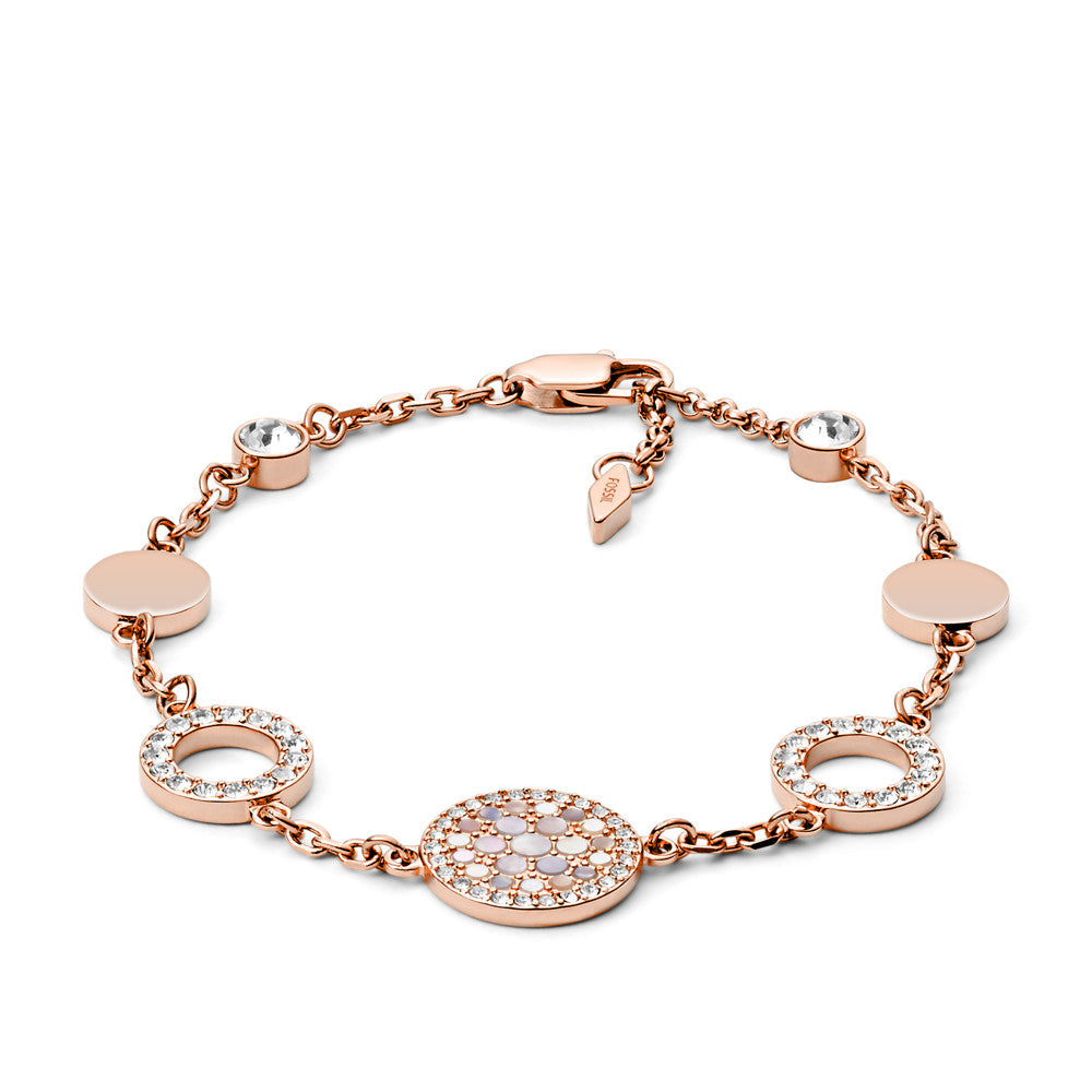 Val Mosaic Mother-of-Pearl Disc Station Bracelet JF01739791