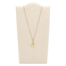 Load image into Gallery viewer, Georgia New Years Intentions Gold-Tone Stainless Steel Pendant Necklace JF03934710
