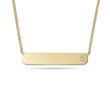 Load image into Gallery viewer, Drew Gold-Tone Stainless Steel Bar Chain Necklace JF04174710
