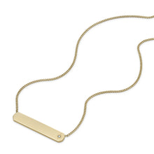 Load image into Gallery viewer, Drew Gold-Tone Stainless Steel Bar Chain Necklace JF04174710
