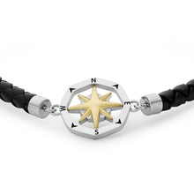 Load image into Gallery viewer, Sutton Compass Stainless Steel Station Bracelet JF04226998
