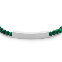 Load image into Gallery viewer, Drew Reconstituted Green Malachite Beaded Bracelet JF04229040
