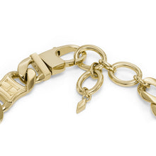Load image into Gallery viewer, Limited Edition Harry Potter™ Gold-Tone Stainless Steel Chain Bracelet JF04308710
