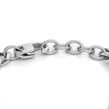 Load image into Gallery viewer, Heritage D-Link Stainless Steel Chain Bracelet JF04342040
