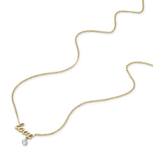 Load image into Gallery viewer, Fossil Sadie Love Notes Two-Tone Stainless Steel Station Necklace JF04363998
