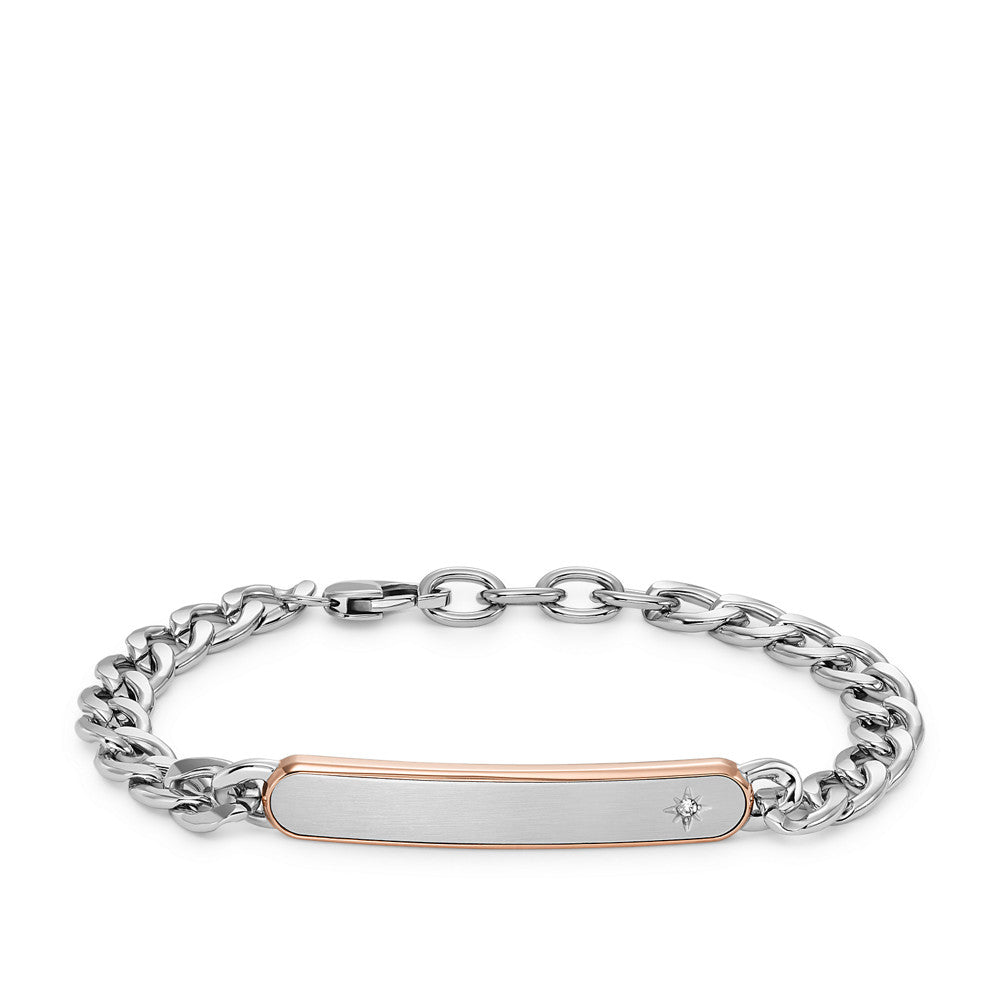 Fossil Classic Two-Tone Stainless Steel Chain Bracelet JF04395998