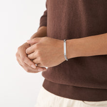 Load image into Gallery viewer, Fossil Classic Two-Tone Stainless Steel Chain Bracelet JF04395998
