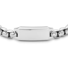 Load image into Gallery viewer, Fossil Drew Stainless Steel ID Bracelet JF04400040
