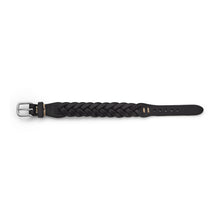 Load image into Gallery viewer, Leather Essentials Black Leather Strap Bracelet JF04405040
