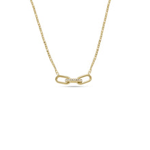 Load image into Gallery viewer, Heritage D-Link Gold-Tone Stainless Steel Chain Necklace JF04523710
