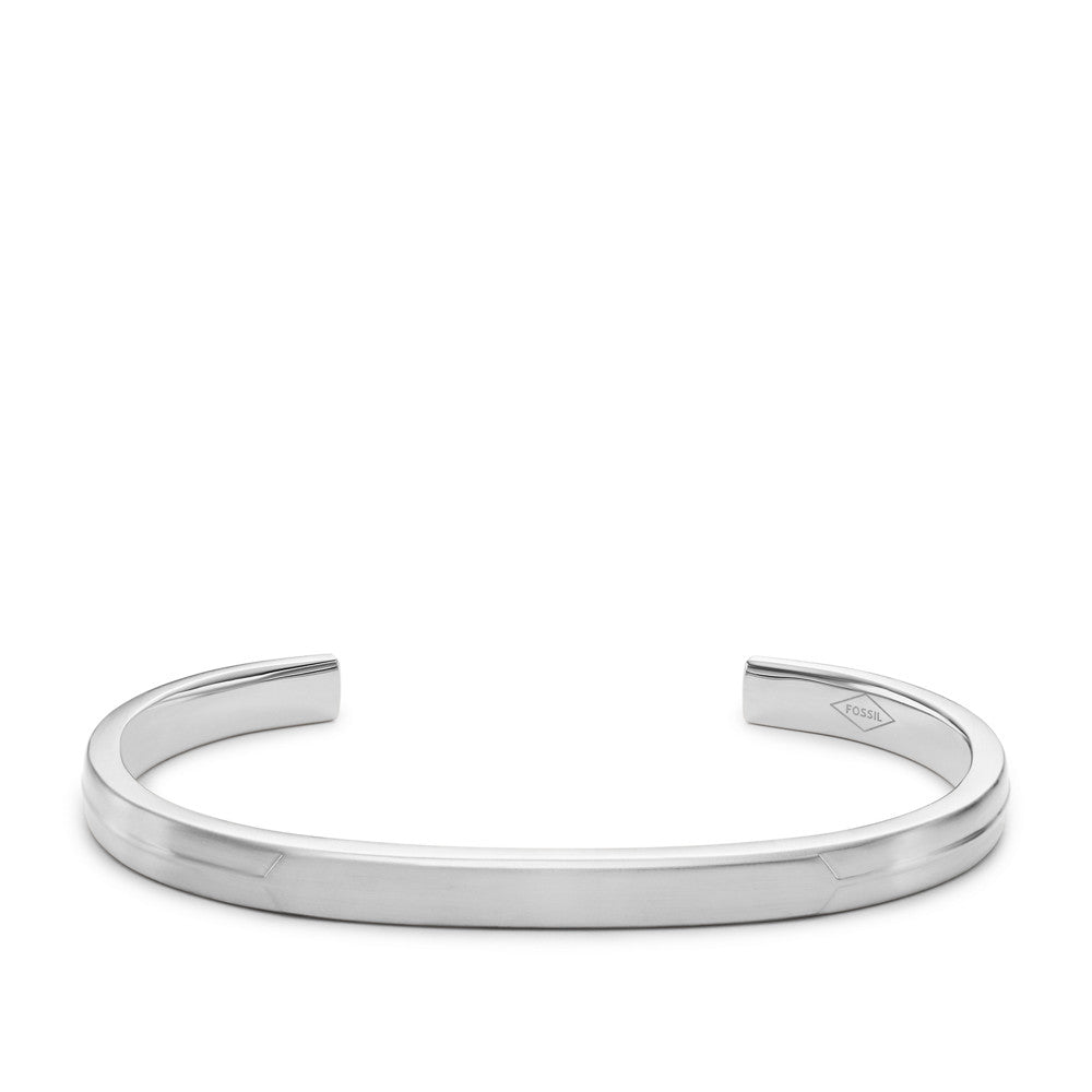 All Stacked Up Stainless Steel Cuff Bracelet JF04558040