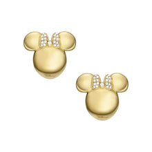 Load image into Gallery viewer, Minnie Mouse Gold Tone Earring JFC04705710

