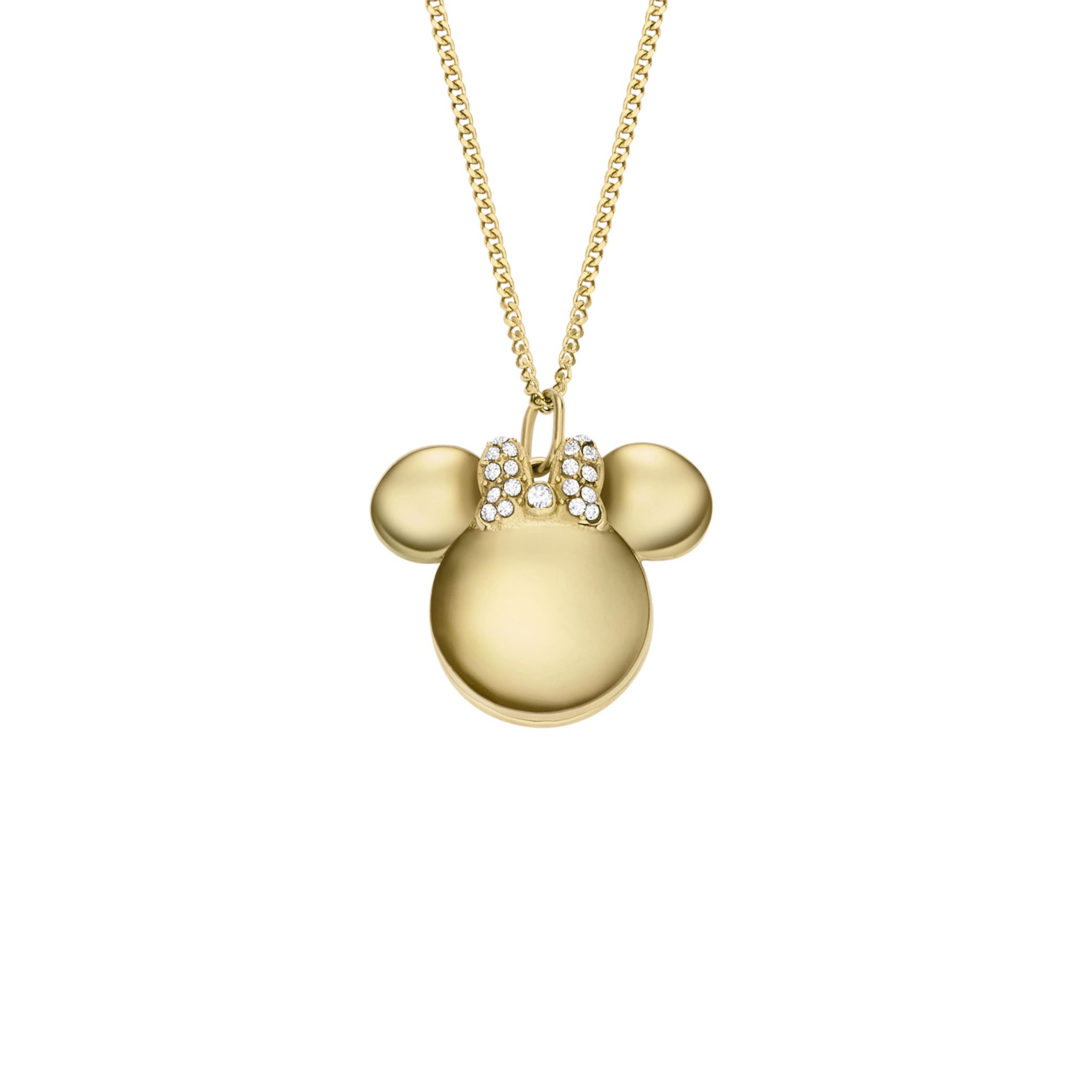 Disney Minnie Mouse Glass Crystal Pave Glitz Dogtag Pendant On Chain 1 –  Grahams Jewellers
