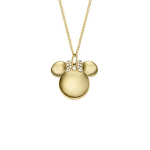 Load image into Gallery viewer, Minnie Mouse Gold Tone Necklace JFC04707710
