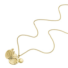 Load image into Gallery viewer, Minnie Mouse Gold Tone Necklace JFC04707710
