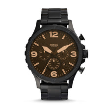 Load image into Gallery viewer, Nate Chronograph Black Stainless Steel Watch JR1356
