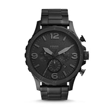Load image into Gallery viewer, Nate Chronograph Black Stainless Steel Watch JR1401
