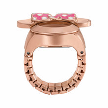 Load image into Gallery viewer, Disney Fossil Limited Edition Two-Hand Rose Gold-Tone Stainless Steel Watch Ring LE1189
