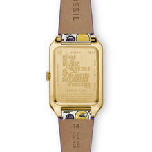 Load image into Gallery viewer, Willy Wonka™ x Fossil Limited Edition Two-Hand Multicolor Print Leather Watch LE1191

