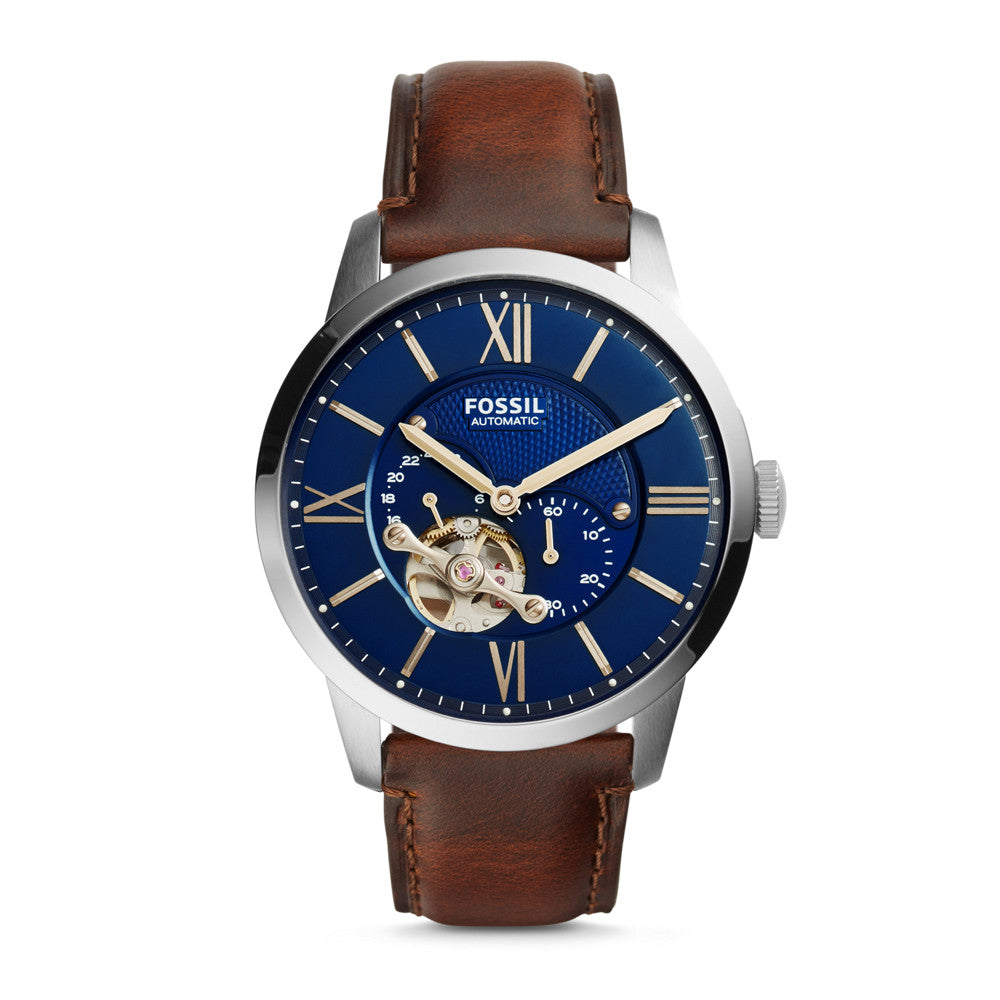 Townsman Automatic Brown Leather Watch ME3110