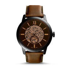 Load image into Gallery viewer, Townsman 48mm Automatic Brown Leather Watch ME3155
