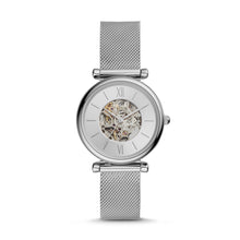 Load image into Gallery viewer, Carlie Automatic Stainless Steel Mesh Watch ME3176
