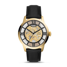 Load image into Gallery viewer, Townsman Automatic Black Eco Leather Watch ME3210
