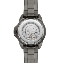 Load image into Gallery viewer, Bronson Automatic Smoke Stainless Steel Watch ME3218
