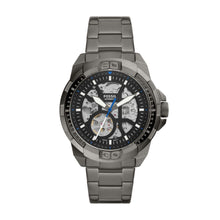 Load image into Gallery viewer, Bronson Automatic Smoke Stainless Steel Watch ME3218
